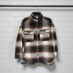 Only Shacket Maat M/L Bruin Beige Mountain Wool Check, Kleding | Dames, Maat 38/40 (M), O, Bruin, Verzenden