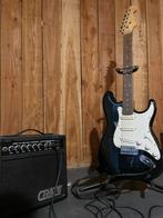 Elektrische gitaar met versterker en standaard, Overige merken, Gebruikt, Met versterker, Ophalen of Verzenden