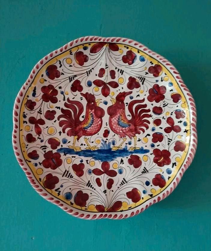 Majolica wandbord Italië., Antiek en Kunst, Antiek | Wandborden en Tegels, Ophalen of Verzenden