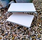 Set Jaren 50/60 Tafels / Nesttafeltjes / Bijzettafeltjes, Ophalen of Verzenden, Zo goed als nieuw, Hout, Mid century