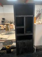 Vakkenkast Zwart Mangohout |220x80x45 cm | Industrieel, Info@savoireinteriors.com, Japandi, Ophalen of Verzenden, Kerkstraat 135a