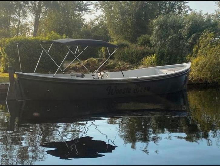 Reddings sloep 8,5 x 2,30, Watersport en Boten, Sloepen, 70 pk of meer, 6 meter of meer, Binnenboordmotor, Diesel, Polyester, Ophalen