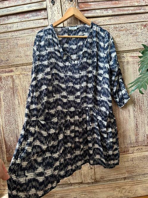 Masai kort wijd jurkje maat XS, Kleding | Dames, Jurken, Zo goed als nieuw, Maat 34 (XS) of kleiner, Blauw, Boven de knie, Ophalen of Verzenden