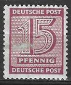 Duitsland West Saxen 1945 - Yvert 14 - 15 Pf. (PF), Verzenden, BRD, Postfris