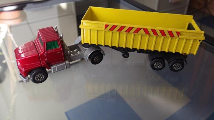 Matchbox Superkings K18 Ford LTS series Tractor 1/43 (1973), Hobby en Vrije tijd, Modelauto's | 1:43, Gebruikt, Bus of Vrachtwagen