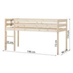 GEZOCHT! halfhoogslaper hoppekids 190x90, Ophalen, Eenpersoons, Zo goed als nieuw, 200 cm