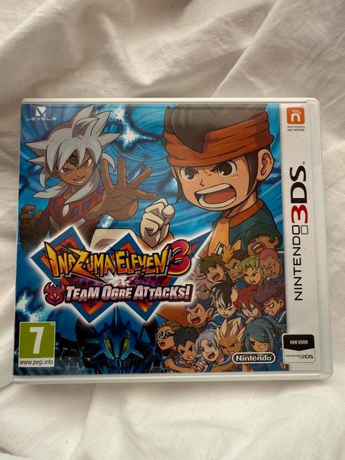 Inazuma eleven 3 team ogre attacks, Spelcomputers en Games, Games | Nintendo 2DS en 3DS, Zo goed als nieuw, 1 speler, Vanaf 7 jaar