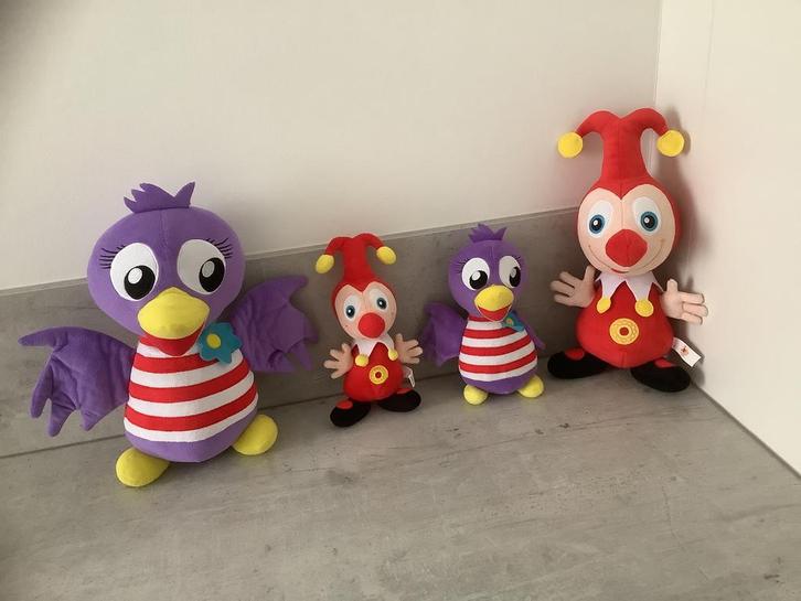 Efteling - Jokie en Jet Knuffels - groot en klein - 4 stuks, Verzamelen, Efteling, Zo goed als nieuw, Overige typen, Ophalen of Verzenden