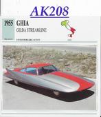 Ak208 autokaart ghia gilda streamline, Verzamelen, Ophalen of Verzenden, Zo goed als nieuw, Auto's