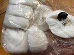 8 bollen witte mohair à 50 gram, Ophalen of Verzenden, Nieuw, Breien of Haken, Wol of Garen