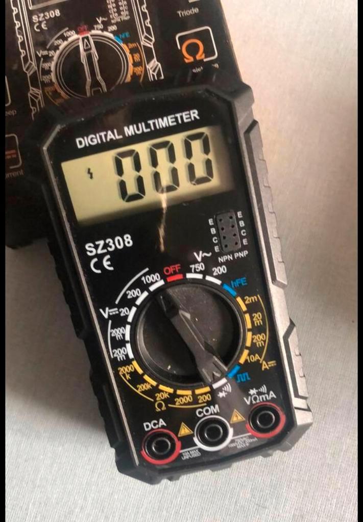 ANENG SZ308 digitale multimeter, Doe-het-zelf en Verbouw, Meetapparatuur, Nieuw, Multimeter, Ophalen of Verzenden