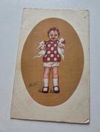 Kindje houdt 2 kittens vast - Gaston, Verzenden, 1940 tot 1960, Gelopen, Overige thema's
