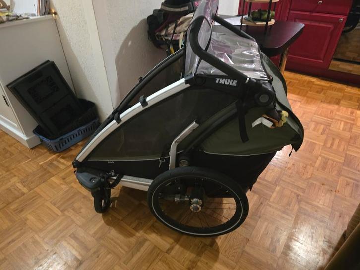 Thule Fietskar - Netjes Onderhouden, Fietsen en Brommers, Fietsaccessoires | Aanhangers en Karren, Gebruikt, Kinderkar, 20 tot 40 kg