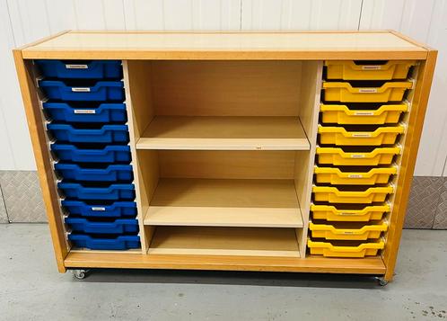 Schilte schoolkast ladekast knutselkast, Kinderen en Baby's, Kinderkamer | Commodes en Kasten, Gebruikt, Kast, Minder dan 90 cm