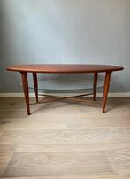 Vintage mid- century Deense jaren ‘60 teakhouten salontafel, Ophalen, Gebruikt, Teakhout, 50 tot 100 cm