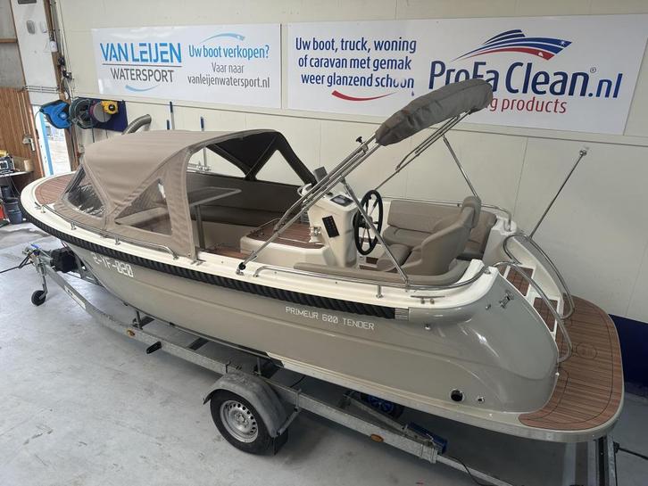 BTW-BOOT Primeur 600 Tender Vetus 52PK Turbo Diesel BJ2021, Watersport en Boten, Sloepen, Zo goed als nieuw, 6 meter of meer, Diesel
