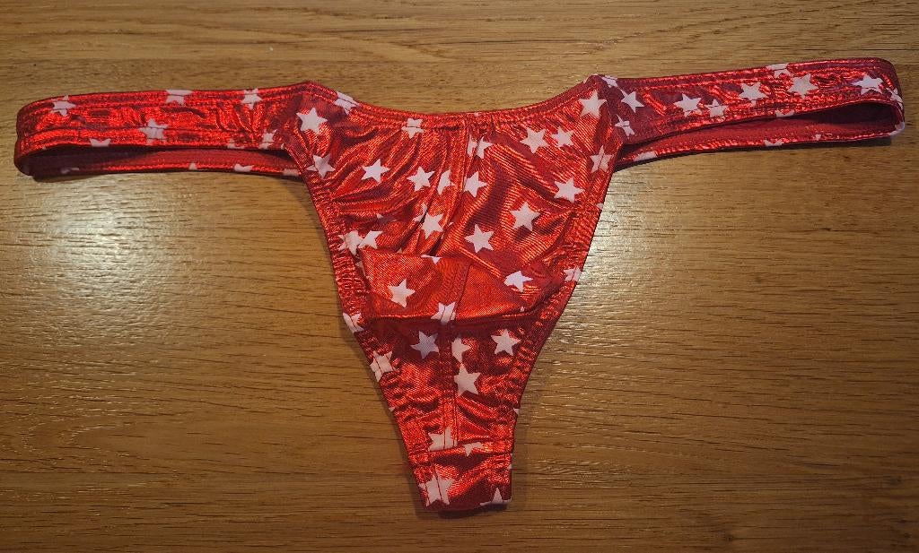 sexy herenstring maat s, Verzenden, Rood, Overige typen