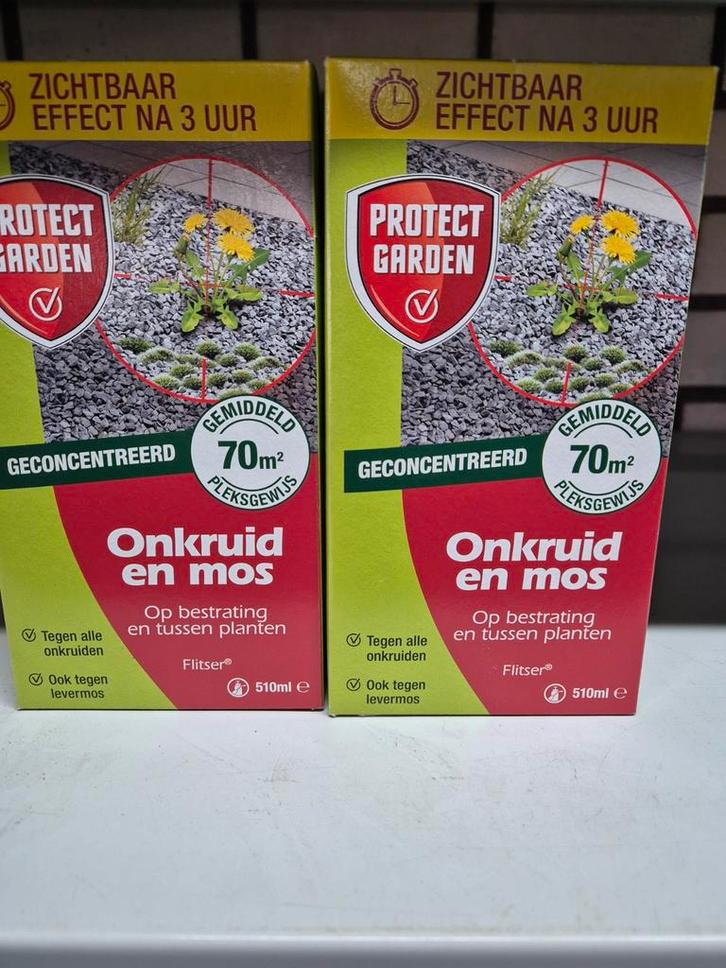 Opruiming 2 doosjes van 510 ml product tegen onkruid, Tuin en Terras, Bestrijdingsmiddelen, Nieuw, Ongediertebestrijding, Ophalen of Verzenden