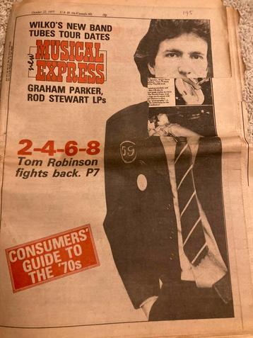 NME 1977 REGGEA Tom Robinson AC/DC SEX PISTOLS beschikbaar voor biedingen