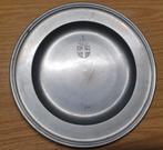 Tinnen wandbord uit NL - Zeister Pewter dia. 25cm gew.750 gr, Antiek en Kunst, Ophalen of Verzenden