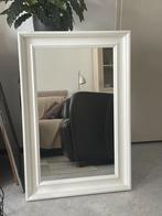 Spiegel met mooie houten witte lijst, Ophalen, Rechthoekig, 50 tot 75 cm, Minder dan 100 cm
