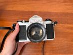 Pentax camera, telelens, flitser, toebehoren en tas, Ophalen, Gebruikt, Spiegelreflex, Pentax
