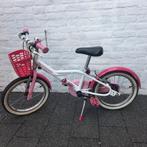 Meisjes fiets 16 inch met mandje, Fietsen en Brommers, Fietsen | Meisjes, Ophalen, Zo goed als nieuw, 16 inch, BTWIN