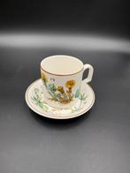 Villeroy & Boch Botanica kop en schotel - Tussilago/Asperula, Gebruikt, Ophalen of Verzenden, Overige stijlen, Kop(pen) en/of Schotel(s)