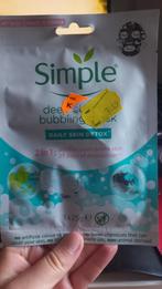 Simple Daily Skin Detox Gezichtsmasker, Ophalen of Verzenden, Nieuw, Gehele gezicht, Verzorging