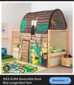 Ikea bed tent jungle dieren Kura bedtent, Ophalen of Verzenden, Gebruikt, Halfhoogslaper