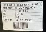 Zwarte Velgen Mercedes A W176 W177 CLA B klasse 18" 5x112, Auto-onderdelen, Banden en Velgen, Ophalen, 18 inch, Overige, Velg(en)