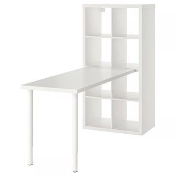KALLAX/LAGKAPTEN Bureau desk and storage 4x2 beschikbaar voor biedingen