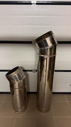 🔥Dubbelwandig RVS kachelpijp / rookkanaal🔥, Doe-het-zelf en Verbouw, Buizen en Afvoer, Ophalen, Afvoer, Gebruikt, Rvs