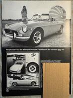Advertentie 1971 MGB, Verzenden, Zo goed als nieuw, Motoren