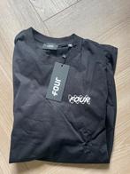 T-shirt Four Amsterdam, Four Amsterdam, Maat 52/54 (L), Zwart, Nieuw