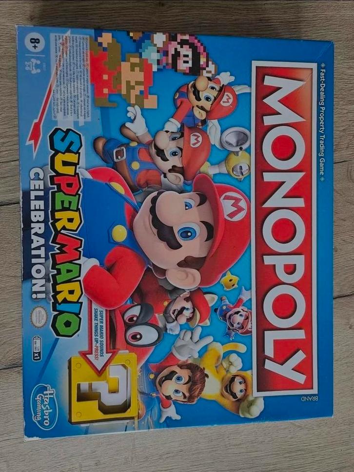 Monopoly Super Mario Bordspel, Hobby en Vrije tijd, Gezelschapsspellen | Bordspellen, Gebruikt, Drie of vier spelers, Vijf spelers of meer