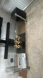 Tv meubel te koop van glas MOET WEG!!, Huis en Inrichting, Ophalen, Gebruikt, Glas, Minder dan 50 cm