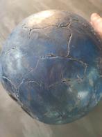 Keramiek bol vaas donkerblauw, Ophalen, Blauw, Aardewerk of Porselein, Zo goed als nieuw
