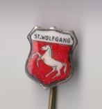 Austria St. Wolfgang stadswapen speldje, Verzamelen, Speldjes, Pins en Buttons, Gebruikt, Niet vindbaar, Niet vindbaar, Speldje of Pin