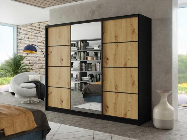 KLEDINGKAST MET TRANSPORT EN MONTAGE, Huis en Inrichting, Kasten | Kledingkasten, Nieuw, 200 cm of meer, 200 cm of meer, 50 tot 75 cm