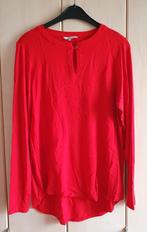 Top blouse tuniek Sandwich rood, Kleding | Dames, Tops, Verzenden, Maat 42/44 (L), Zo goed als nieuw, Lange mouw