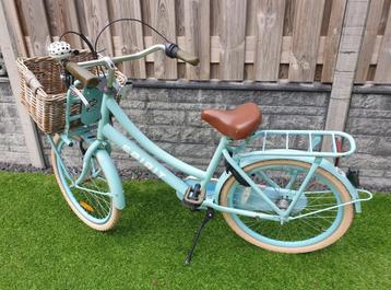 SPIRIT Cargo Turquoise Meisjesfiets met mand _ 22 inch beschikbaar voor biedingen