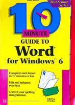10 Minute Guide to Word for Windows 6, Ophalen of Verzenden, Gelezen, Peter Alken, Non-fictie