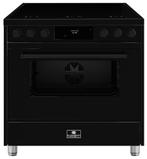 Elementi di Cucina inductie fornuis EM9036-ZW-B/Refusbished, Ophalen, 60 cm of meer, Refurbished, Energieklasse A of zuiniger