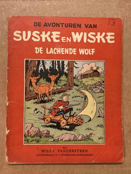 Suske en Wiske - Nr. 17 - De Lachende Wolf - 1955, Boeken, Stripboeken, Gelezen, Eén stripboek, Ophalen of Verzenden