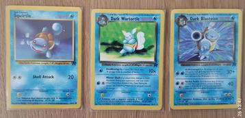 pokemonkaarten 1e generatie (Set van 3)  beschikbaar voor biedingen