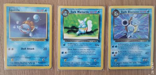 pokemonkaarten 1e generatie (Set van 3), Hobby en Vrije tijd, Verzamelkaartspellen | Pokémon, Zo goed als nieuw, Meerdere kaarten
