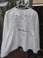 Odd Molly blouse met smock en bedeltjes maat 38-42, Maat 38/40 (M), Wit, Ophalen of Verzenden, Zo goed als nieuw