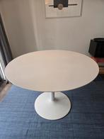 FonQ Eettafel - Rond - Wit (Ø 110cm, H 74cm), Ophalen, Gebruikt, Rond, Modern