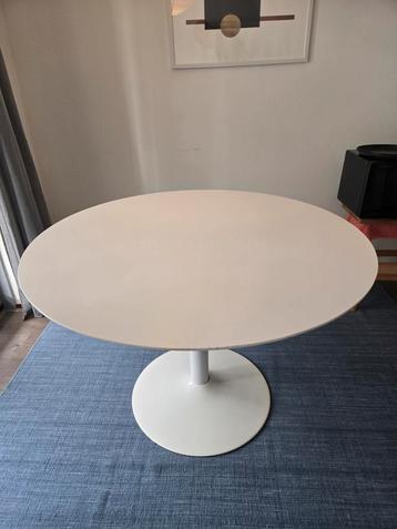 FonQ Eettafel - Rond - Wit (Ø 110cm, H 74cm) beschikbaar voor biedingen